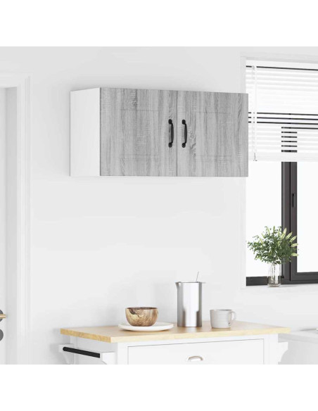 Pensile cucina Grigio Sonoma 80 x 31 x 40 cm Legno multistrato