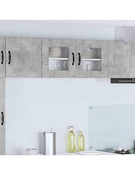 Pensile cucina Grigio cemento 80 x 31 x 40 cm Legno multistrato