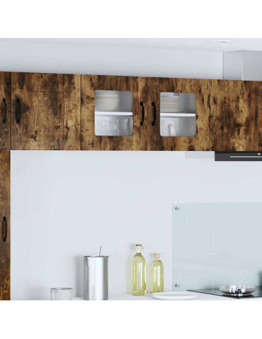 Pensile cucina Rovere fumé 80 x 31 x 40 cm Legno multistrato