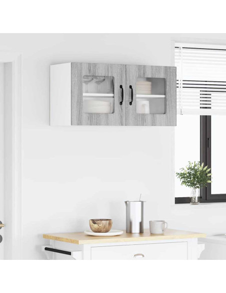 Pensile cucina Grigio Sonoma 80 x 31 x 40 cm Legno multistrato