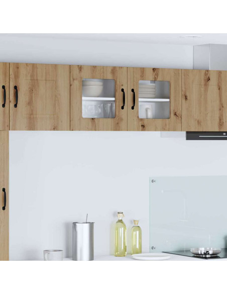 Pensile cucina con porta Rovere artigianale 80 x 31 x 40 cm