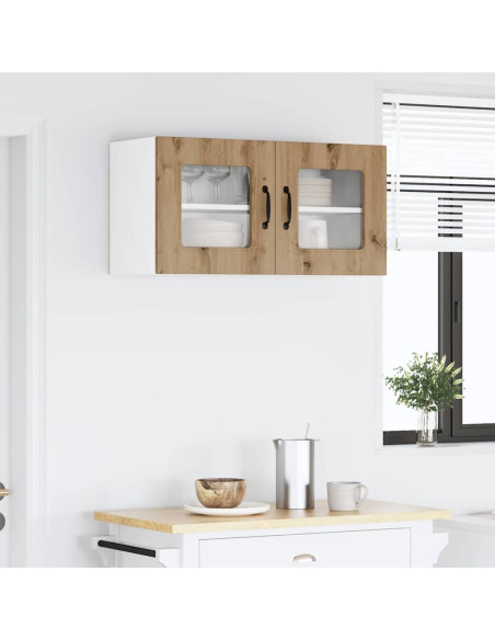 Pensile cucina con porta Rovere artigianale 80 x 31 x 40 cm