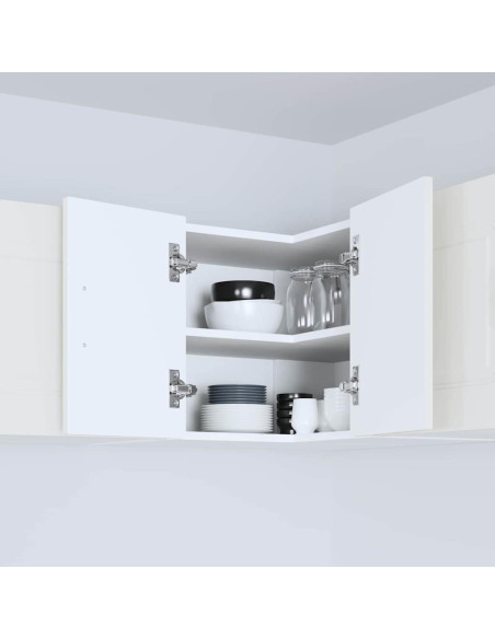 Pensile cucina Bianco 57 x 57 x 40 cm Legno multistrato