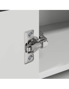 Pensile cucina con porta Nero 57 x 57 x 40 cm Legno multistrato 2