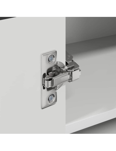 Pensile cucina con porta Nero 57 x 57 x 40 cm Legno multistrato