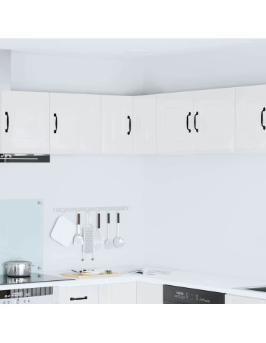 Pensile cucina Bianco Lucido 57 x 57 x 40 cm Legno multistrato