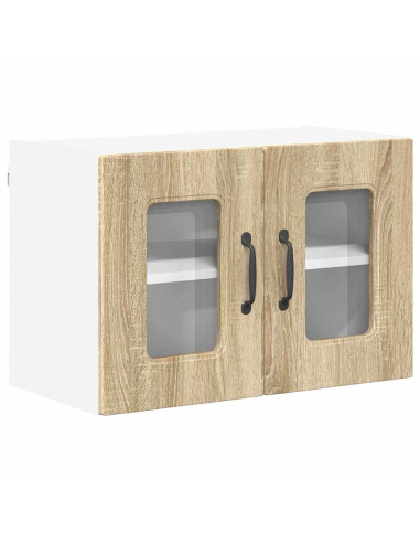 Pensile cucina con porta 2 pcs Rovere Sonoma 60 x 31 x 40 cm