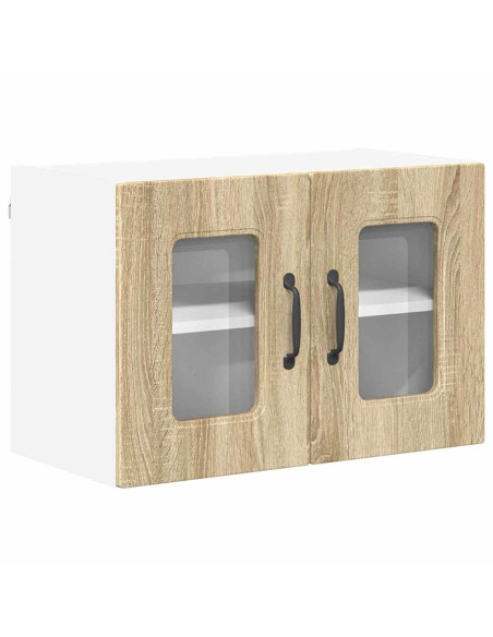 Pensile cucina con porta 2 pcs Rovere Sonoma 60 x 31 x 40 cm