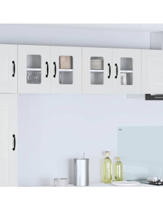 Pensile cucina Bianco Lucido 60 x 31 x 40 cm Legno multistrato 2