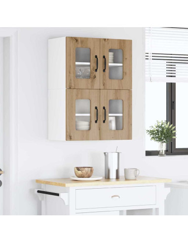 Pensile cucina 2 pcs Rovere artigianale 60 x 31 x 40 cm