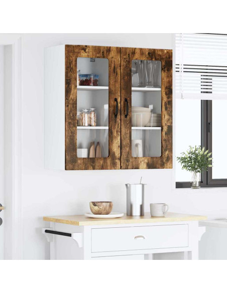 Pensile cucina Rovere fumé 40 x 31 x 80 cm Legno multistrato