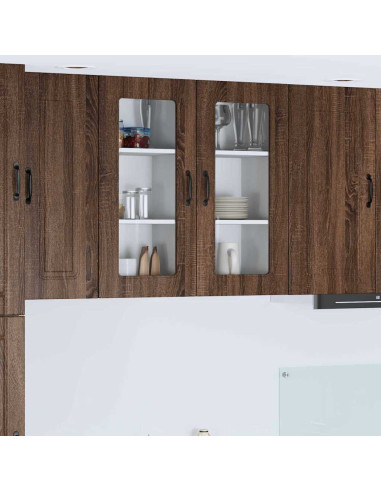 Pensile cucina Rovere Marrone 40 x 31 x 80 cm Legno multistrato