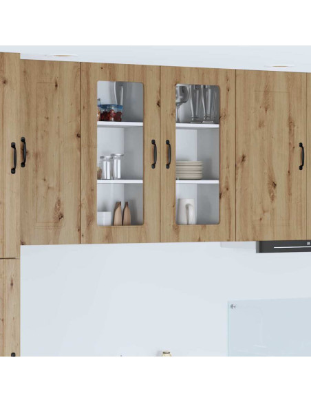 Pensile cucina 2 pcs Rovere artigianale 40 x 31 x 80 cm