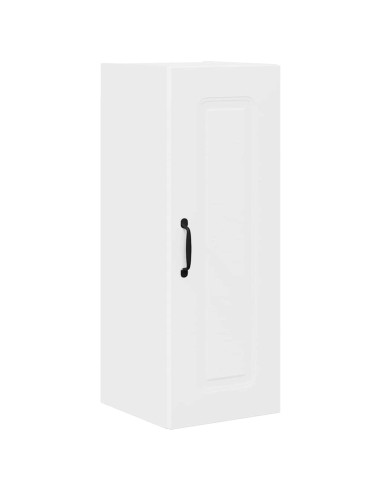 Pensile cucina 2 pcs Bianco 30 x 31 x 80 cm Legno multistrato