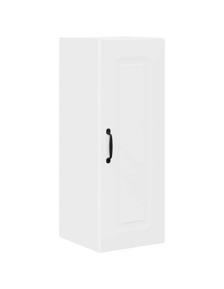 Pensile cucina 2 pcs Bianco 30 x 31 x 80 cm Legno multistrato