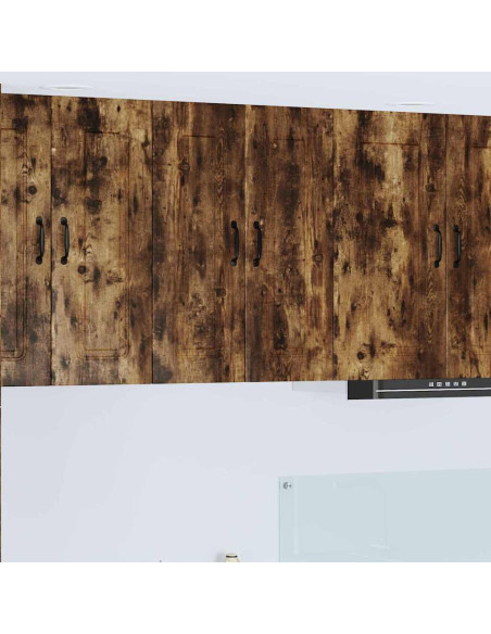 Pensile cucina Rovere fumé 30 x 31 x 80 cm Legno multistrato