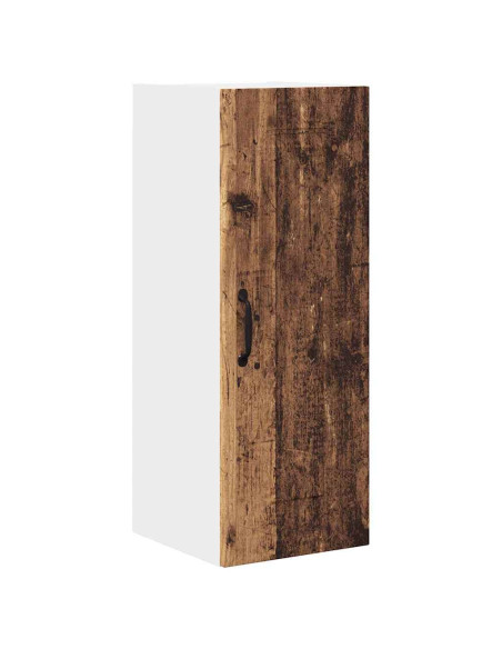 Pensile cucina con porta 2 pcs Legno vecchio 30 x 31 x 80 cm