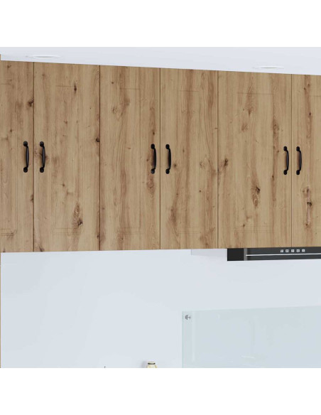 Pensile cucina con porta Rovere artigianale 30 x 31 x 80 cm
