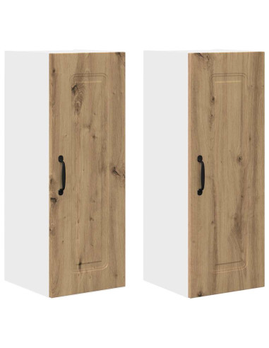 Pensile cucina 2 pcs Rovere artigianale 30 x 31 x 80 cm