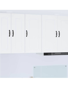 Pensile cucina Bianco 40 x 31 x 80 cm Legno multistrato 2