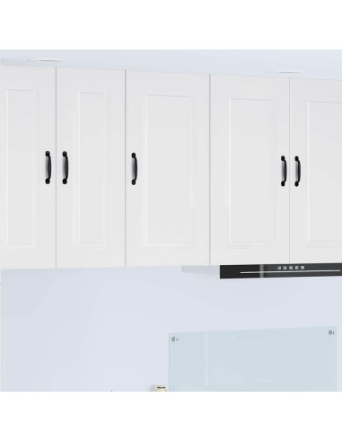 Pensile cucina Bianco Lucido 40 x 31 x 80 cm Legno multistrato