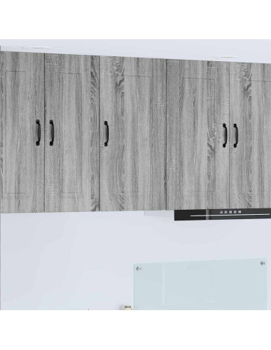 Pensile cucina Grigio Sonoma 40 x 31 x 80 cm Legno multistrato