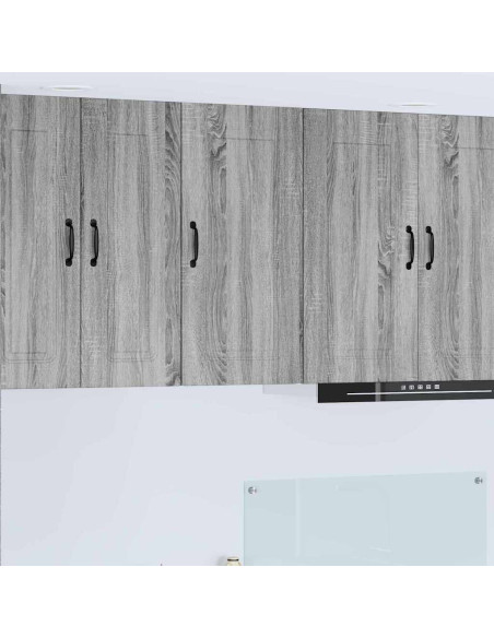 Pensile cucina Grigio Sonoma 40 x 31 x 80 cm Legno multistrato