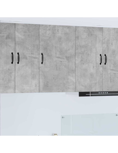 Pensile cucina Grigio cemento 50 x 31 x 80 cm Legno multistrato