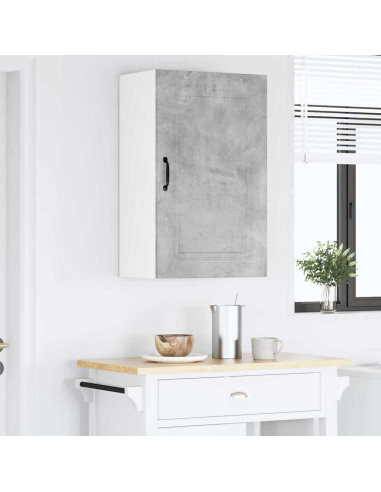 Pensile cucina Grigio cemento 50 x 31 x 80 cm Legno multistrato