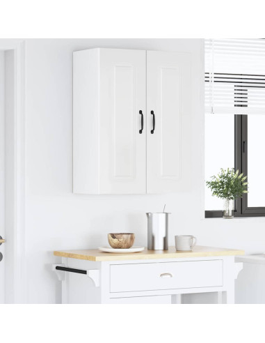 Pensile cucina Bianco Lucido 60 x 31 x 80 cm Legno multistrato