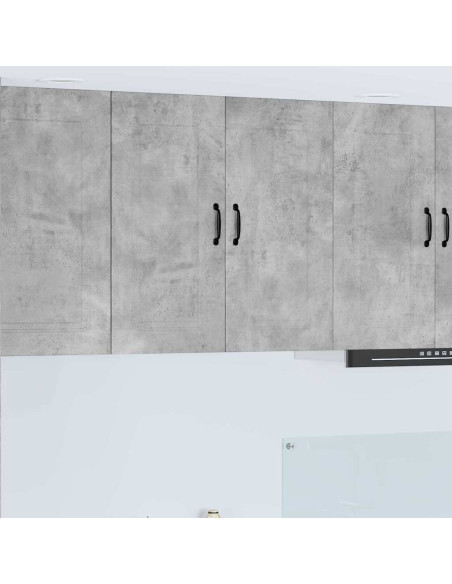 Pensile cucina Grigio cemento 80 x 31 x 80 cm Legno multistrato