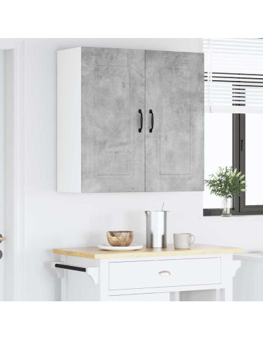 Pensile cucina Grigio cemento 80 x 31 x 80 cm Legno multistrato
