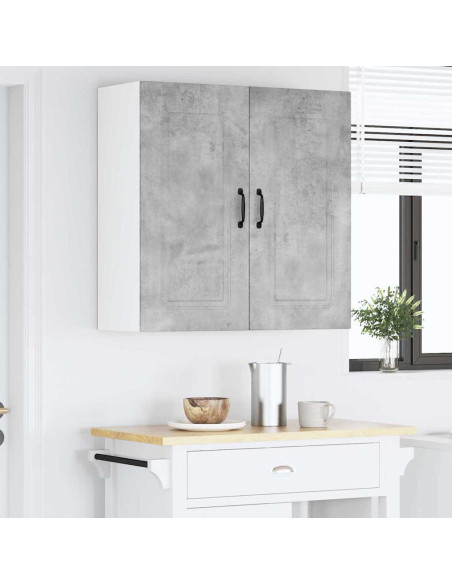 Pensile cucina Grigio cemento 80 x 31 x 80 cm Legno multistrato