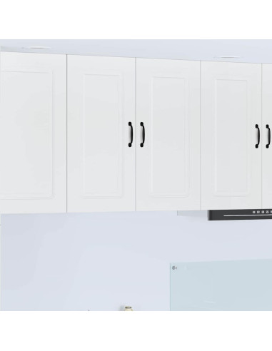 Pensile cucina Bianco Lucido 80 x 31 x 80 cm Legno multistrato