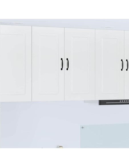 Pensile cucina Bianco Lucido 80 x 31 x 80 cm Legno multistrato