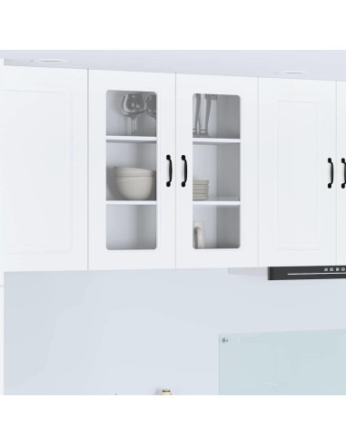 Pensile cucina Bianco 80 x 31 x 80 cm Legno multistrato