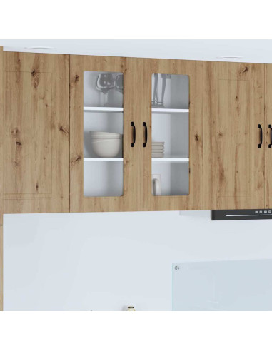 Pensile cucina con porta Rovere artigianale 80 x 31 x 80 cm