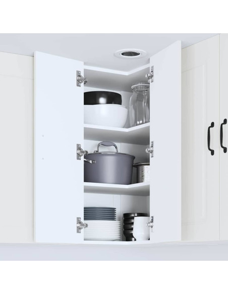 Pensile cucina Bianco 57 x 57 x 80 cm Legno multistrato