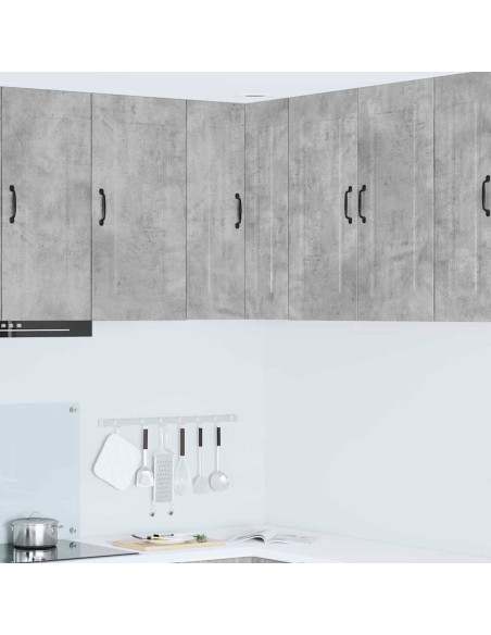 Pensile cucina Grigio cemento 57 x 57 x 80 cm Legno multistrato