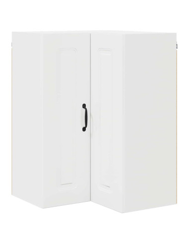 Pensile cucina Bianco Lucido 57 x 57 x 80 cm Legno multistrato