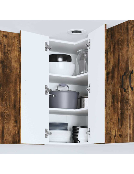 Pensile cucina Rovere fumé 57 x 57 x 80 cm Legno multistrato