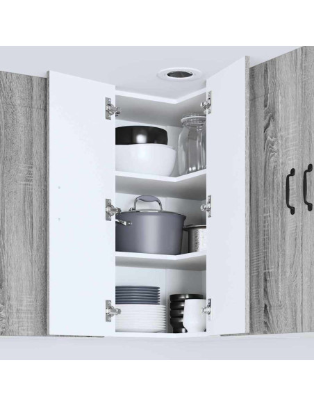 Pensile cucina Grigio Sonoma 57 x 57 x 80 cm Legno multistrato