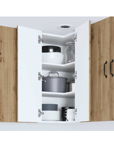 Pensile cucina con porta Rovere artigianale 57 x 57 x 80 cm 2