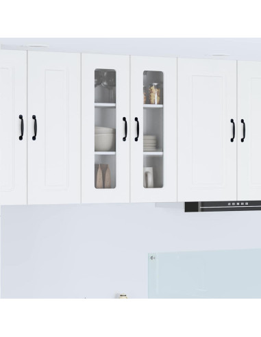 Pensile cucina Bianco 60 x 31 x 80 cm Legno multistrato