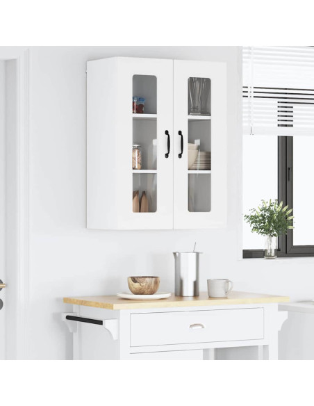 Pensile cucina Bianco 60 x 31 x 80 cm Legno multistrato