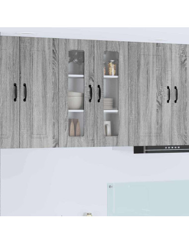 Pensile cucina Grigio Sonoma 60 x 31 x 80 cm Legno multistrato