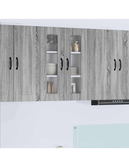 Pensile cucina Grigio Sonoma 60 x 31 x 80 cm Legno multistrato