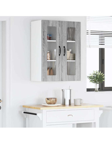 Pensile cucina Grigio Sonoma 60 x 31 x 80 cm Legno multistrato