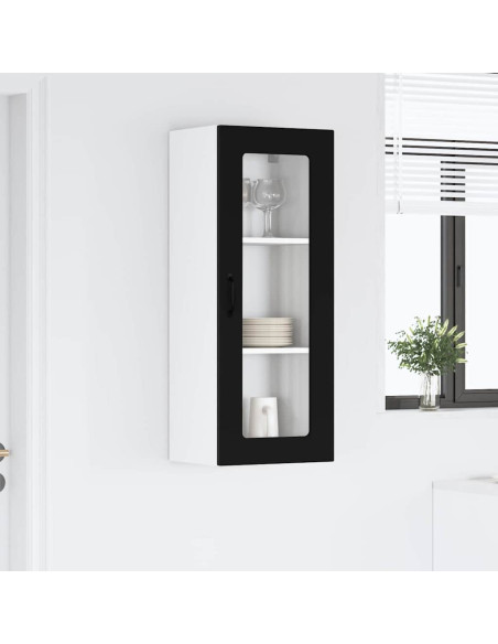 Pensile cucina Nero 40 x 31 x 100 cm Legno multistrato