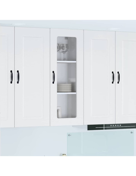 Pensile cucina Bianco Lucido 40 x 31 x 100 cm Legno multistrato